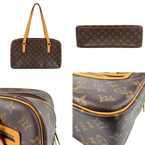 Louis Vuitton LOUIS VUITTON Shoulder Bag Monogram Cite GM Canvas Brown Gold W... - Picture 3 of 5
